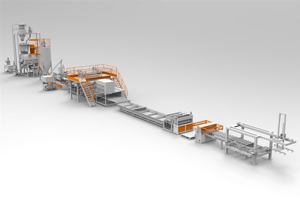 Linea di produzione pavimenti LVT