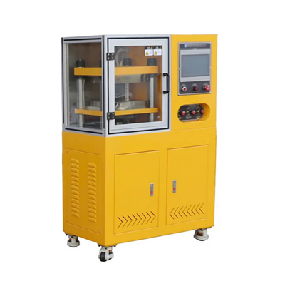 Vulcanizzatore a piastra piana da laboratorio