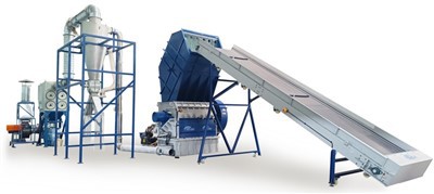 Frantoio di plastica