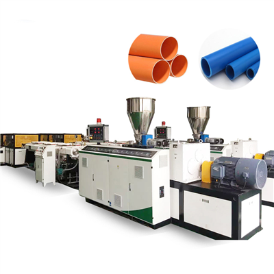 Linea di estrusione di tubi doppi in PVC